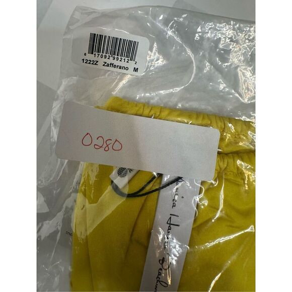 Monica Hansen size M Yellow Single Tie String Bikini Bottom Cheeky Zafferano New - Picture 7 of 7